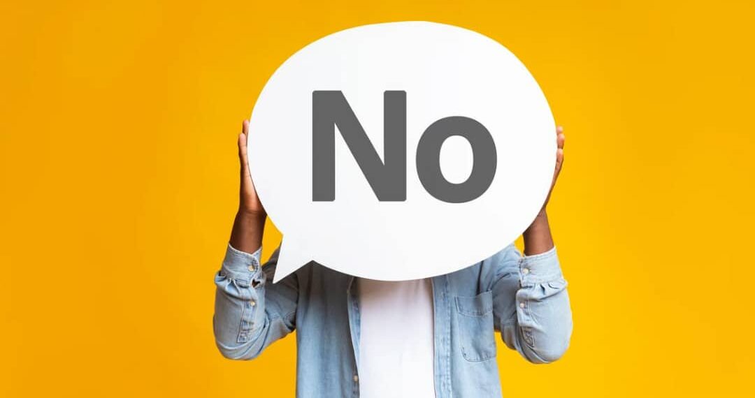 Learn how to politely say no