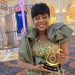 Ghanaian Gospel Singer, Empress Gifty Stuns at 2025 GMA USA, Beats Black Sherif and Others to Win Artiste of the Year (video)