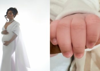 Nigerian Media Personality, Toke Makinwa Surprise Fans With Baby’s Arrival (video)