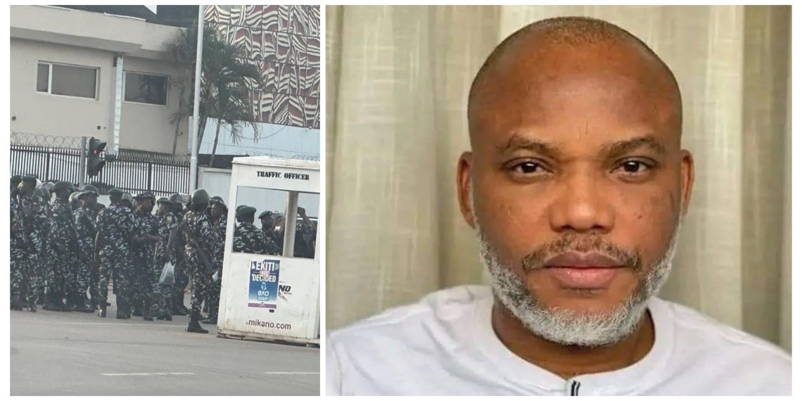 Nigeria: Police Take Over Unity Fountain, Harass Passers-by Ahead Of #FreeNnamdiKanuNow Protest(Photos)