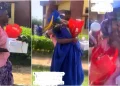 A Nigerian Lady dresses like best friend’s late mum to surprise her on convocation day (Video)