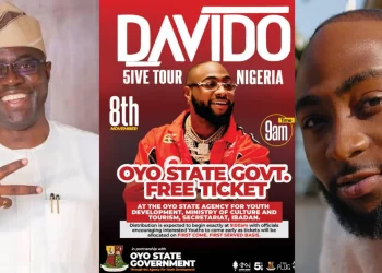 Oyo State to Distribute free tickets for Davido’s Ibadan concert—Reveals  Where to Get Them