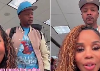 Trending: Man left speechless after meeting online girlfriend for the first time, finds she’s handicapped with no legs (Video)