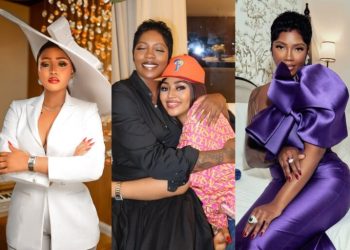 Regina Daniels links up with Tiwa Savage, Makes a Comment On Issue With Her Marriage,  Shares photos and videos