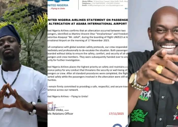 United Airlines releases Official statement on Verydarkman, Mr Jollof’s mid-air fight