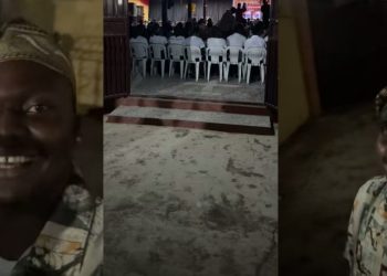 Trending: Nigerian Man refuses to stay inside church during vigil over fear of bandits (Video)