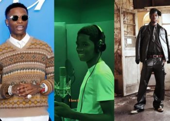 Wizkid Reacts Proudly to Son Boluwatife’s Music Debut EP (Video)