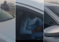 A Video of Naval Officer Yerima stopped by Police for driving with covered number plate goes viral, Sparks Reactions
