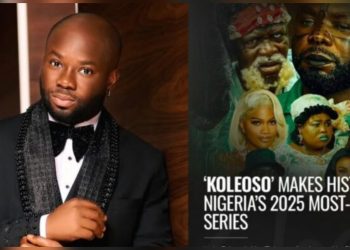 Nollywood Actor Itele toots his horns as his 2025 movie, Koleoso, makes history on Nigeria’s most searched series