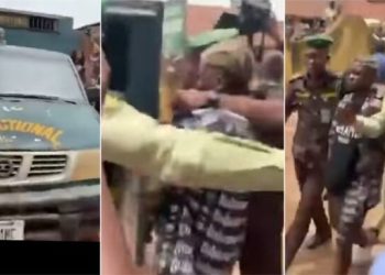 Nigeria: Video of Portable on his way to prison trends online