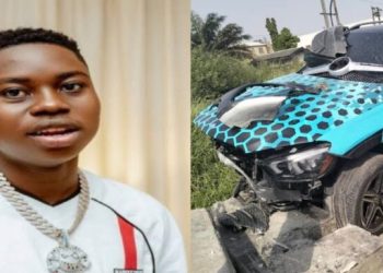 Nigeria: Popular Tiktok Star Peller beg fans for N11M to fix crashed Mercedes Benz SUV (Video)