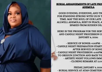 Nigeria: Family releases burial arrangements for late actress Allwell Ademola