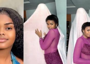 Nigerian Tiktoker Jarvis flaunts her new man one month after dumping Peller