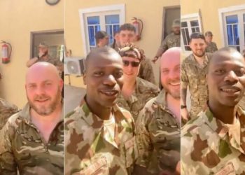 Nigeria:”We lead and they follow” – Reactions As Nigerian soldier shares video with US army team (Video)
