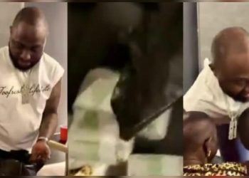 Nigeria: Music Superstar Davido gifts TikTok chef, Jaskaro’s mother N10 million after he visited and cooked for him (Video)