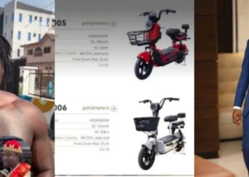 Social media personality VeryDarkMan crashes the price of Blord’s electric bike advertised for ₦1.3 million (Video)