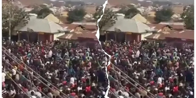 Protests Erupt in Plateau Over Deadly Palm Sunday Attacks (Video)