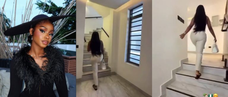 “I Don’t Have To Rent Again”- Priscilla Ojo Celebrates As She Buys Her First Home In Lagos (Video)