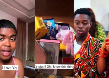 Nigeria: “My baby is becoming intentional” – Jarvis melts hearts as she shows off period package from Peller (Video)