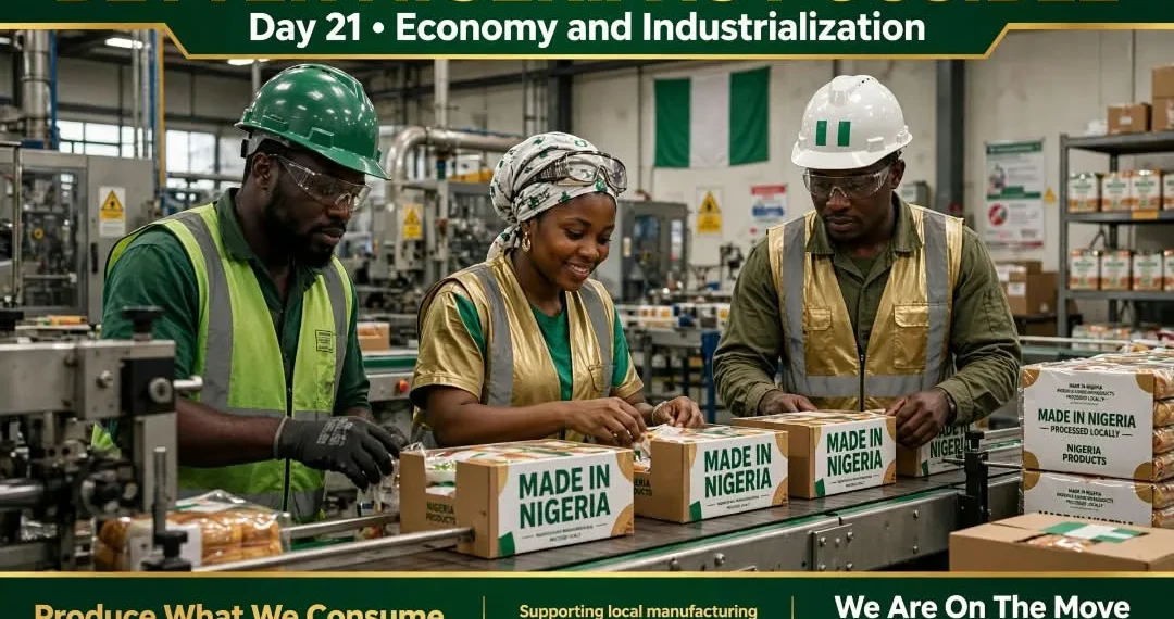 BETTER NIGERIA IS POSSIBLE — Day 21: Economy & Industrialization — Produce What We Consume, Consume What We Produce