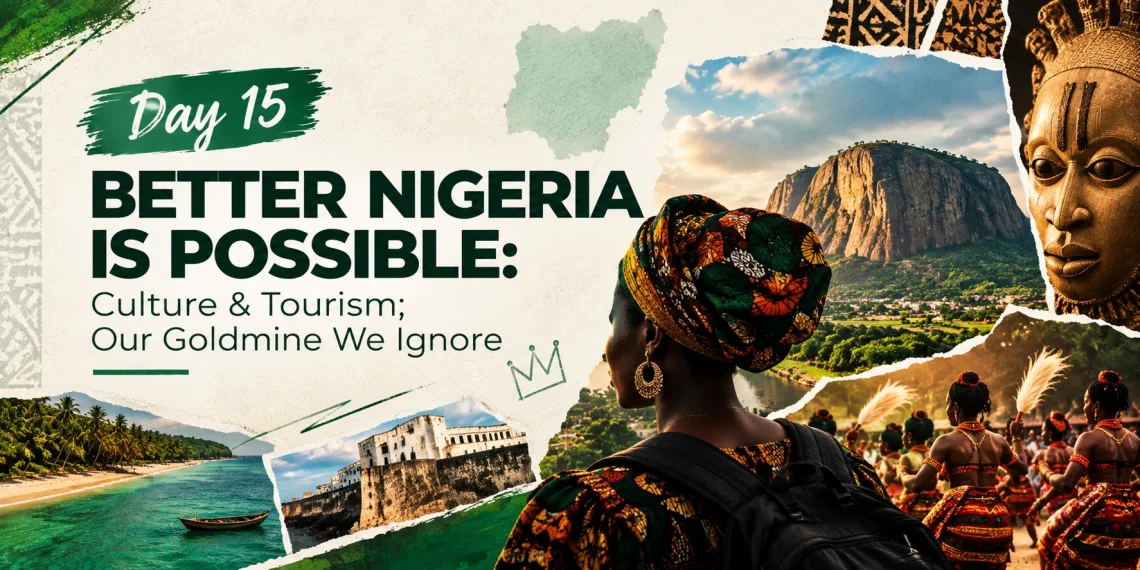 Day 15- Better Nigeria is Possible : Culture & Tourism; Our Goldmine We Ignore