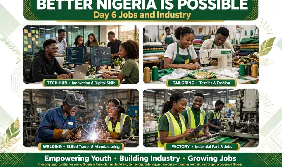 Day 6- Better Nigeria is Possible : Jobs & Industry