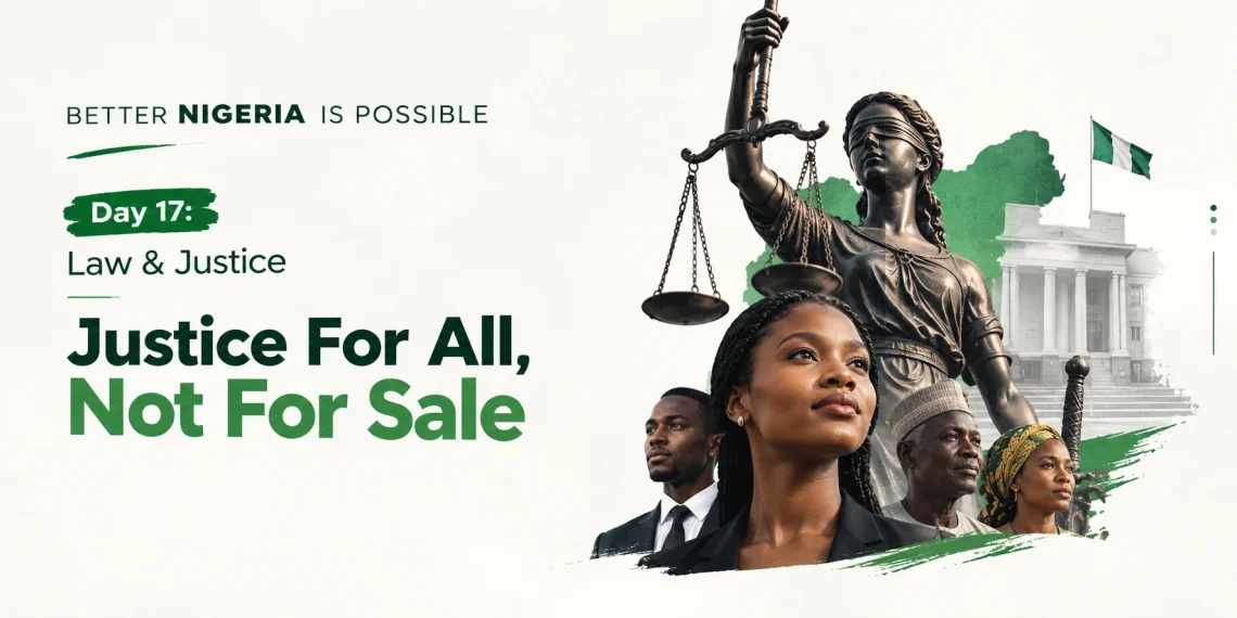 Day 17: Better Nigeria is Possible : Law & Justice - Justice For All, Not For Sale